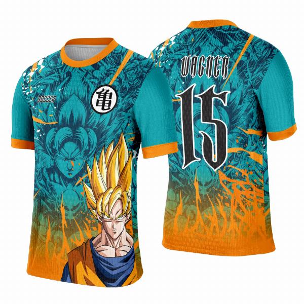 Arte Template Camisa Interclasse Goku Super - 0102