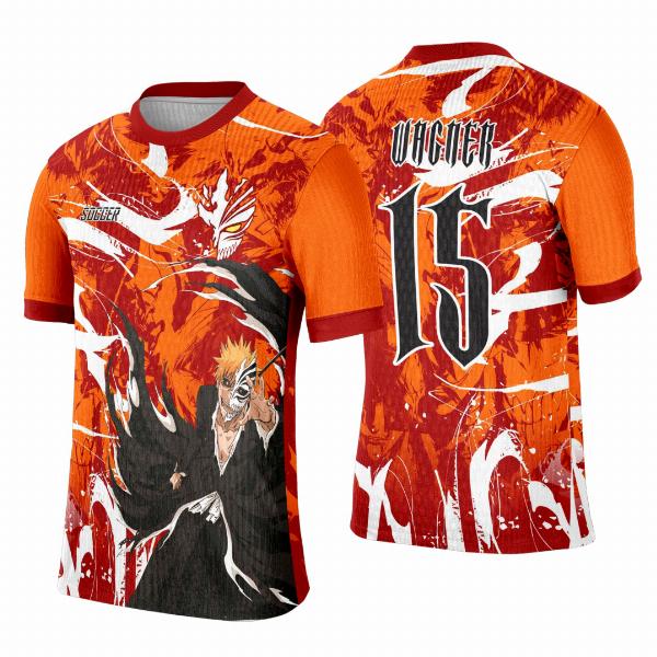Arte Template Camisa Interclasse Ichigo Kurosaki - 0098
