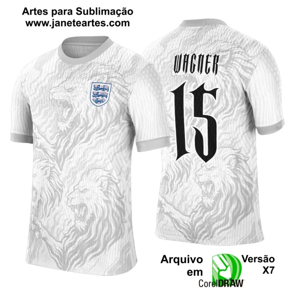 Arte Template Camisa Interclasse Inglaterra - 0049