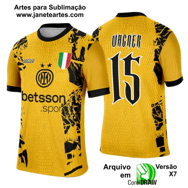 Arte Template Camisa Interclasse Inter Milan - 0156