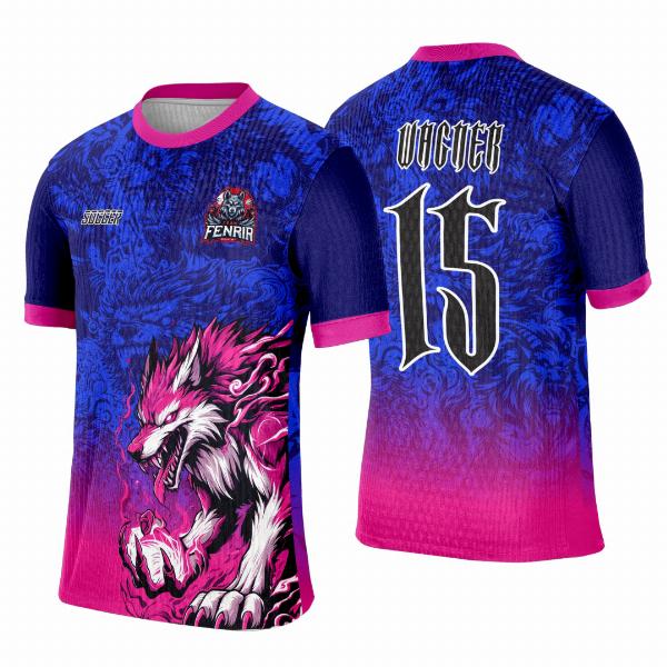 Arte Template Camisa Interclasse Lobo Fera - 0091