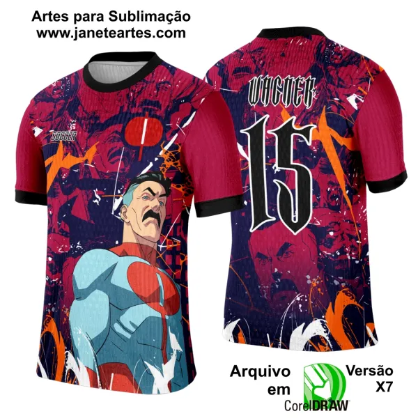 Arte Template Camisa Interclasse Omni Manby - 0089