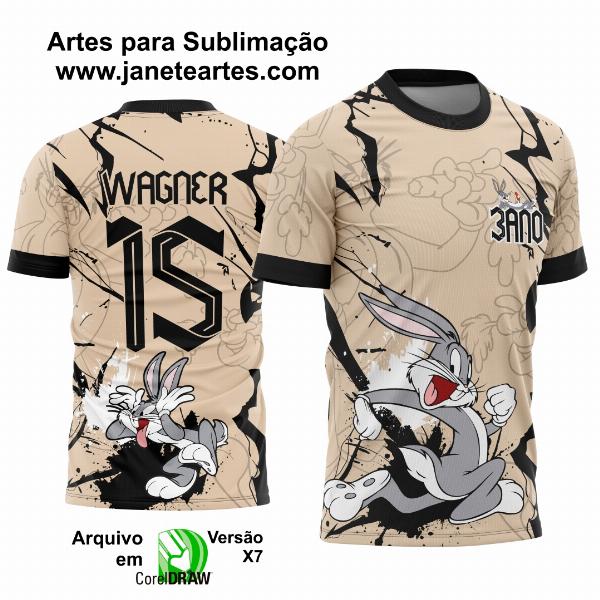 Arte Camisa Interclasse Pernalonga Correndo - 0082