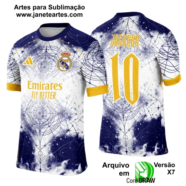 Arte Template Camisa Interclasse Real Madrid - 0071