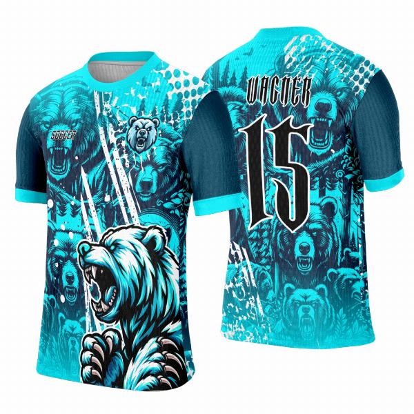 Arte Template Camisa Interclasse Urso Azul 2025 - 0151 Arte Template Camisa Interclasse Urso Azul 2025 - 0151
