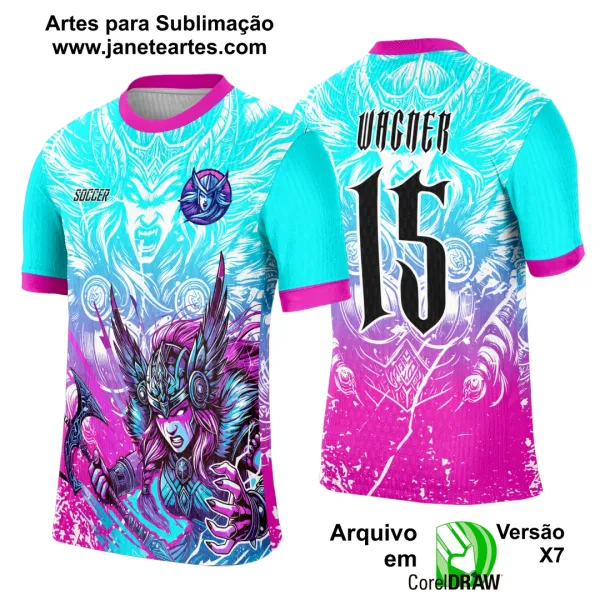Arte Template Camisa Interclasse Valquíria 2025 - 0153