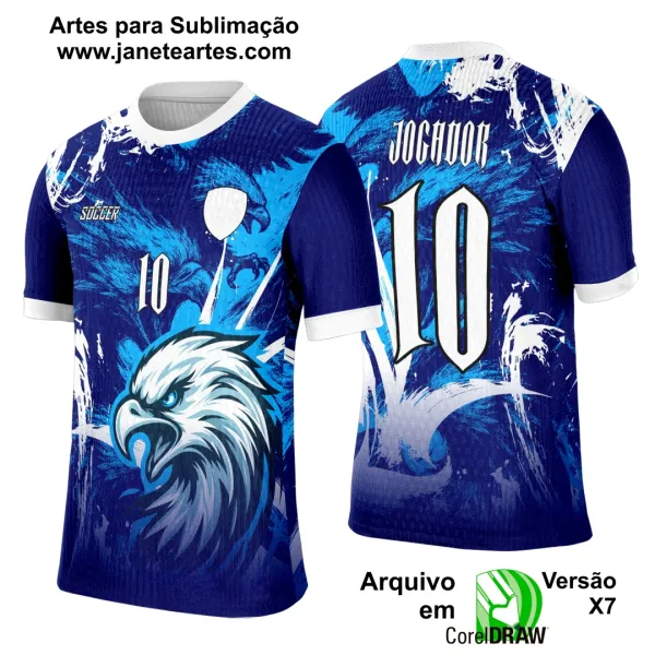 Arte Template Camisa Interclasse Águia Azul - 0065