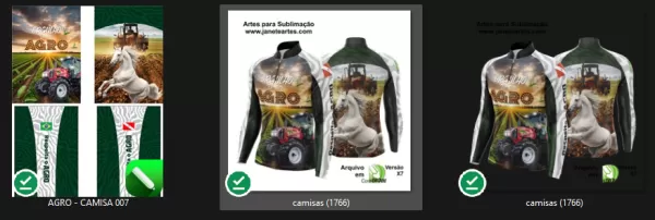 Arte Vetor Camisa Agro 2024 Trator e Cavalo Branco