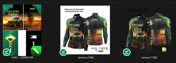 Arte Vetor Camisa Agro 2024 Trator e Grãos