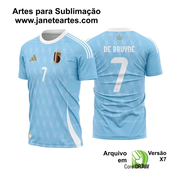 Arte Vetor Camisa Belgica Reserva 2024 - 2025