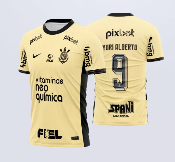 t-shirt camiseta corinthians ~🤍 em 2023