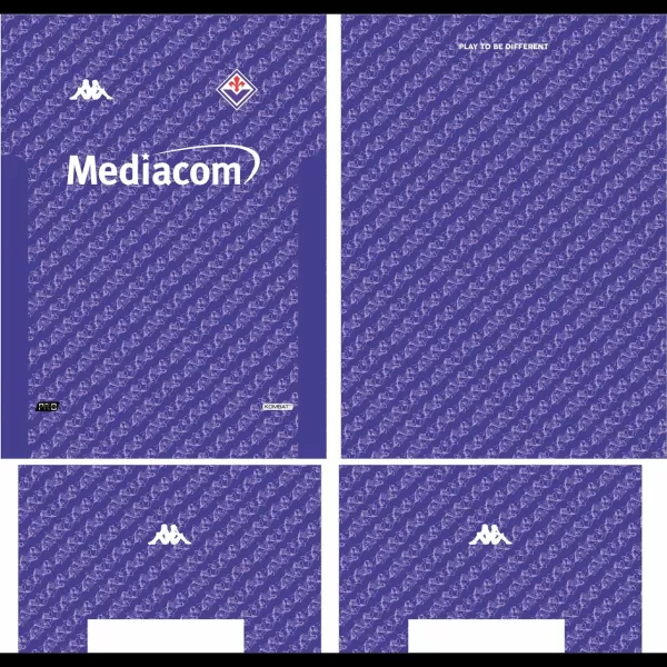 Arte Vetor Camisa Fiorentina Local 2023 - 2024