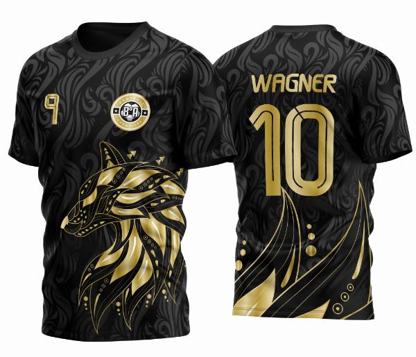 Arte Vetor Camisa Fox Lobo Floral 2023