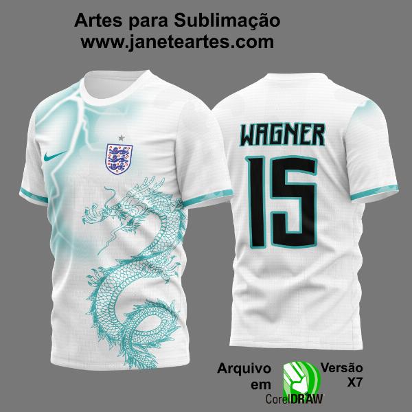 Arte Vetor Camisa Terceirão Dragão Azul 2023: Uma Obra de Arte em Design  Vetorial para Camisetas