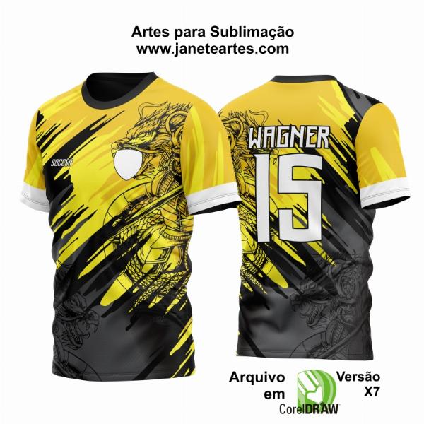 Arte Vetor Camisa InterClasse 2024 Modelo 33 Dragão