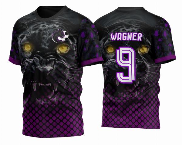 Arte Vetor Camisa InterClasse Cara Pantera Negra