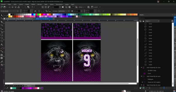 Arte Vetor Camisa InterClasse Cara Pantera Negra Arte Vetor Camisa InterClasse Cara Pantera Negra