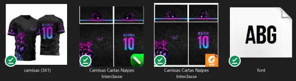 Arte Vetor Camisa InterClasse Carta Naipe 2023 Modelo 2