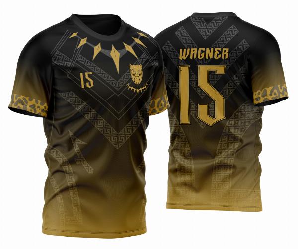 Arte Vetor Camisa InterClasse Elegância da Pantera Negra