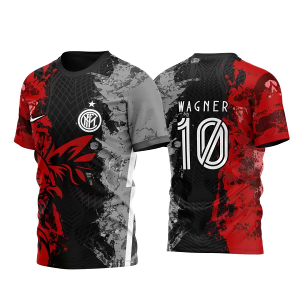 Arte Vetor Camisa Para InterClasse 2023 Dragão Vermelho