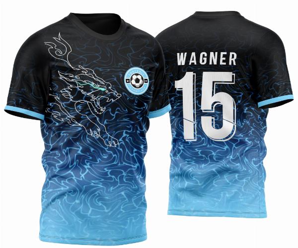 Arte Vetor Camisa InterClasse Lobo Coiote Traço Linha 2023