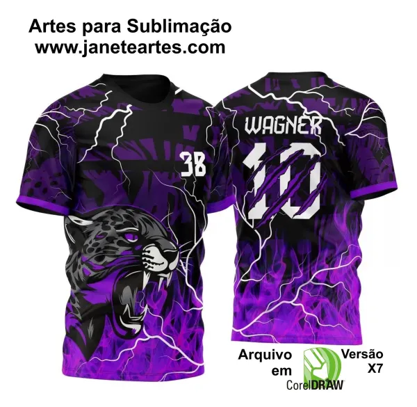 Arte Vetor Camisa InterClasse Pantera Negra 2025