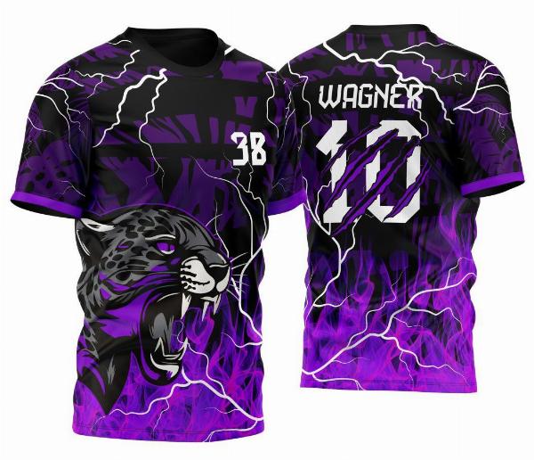 Arte Vetor Camisa InterClasse Pantera Negra Raios  2024 - 2025