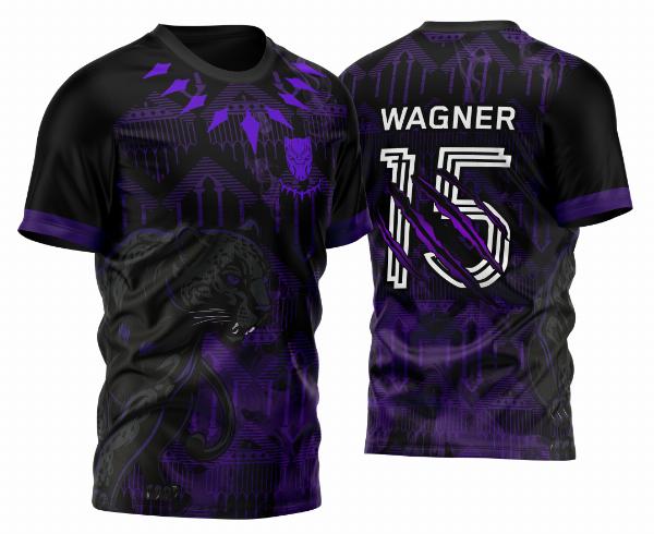 Arte Vetor Camisa InterClasse Pantera Negra tribal Fumaça 2023