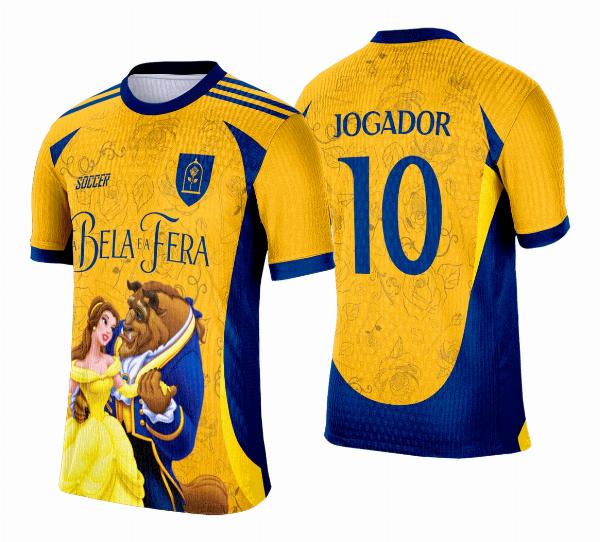 Arte Vetor Camisa Interclasse A Bela e a Fera - 0172