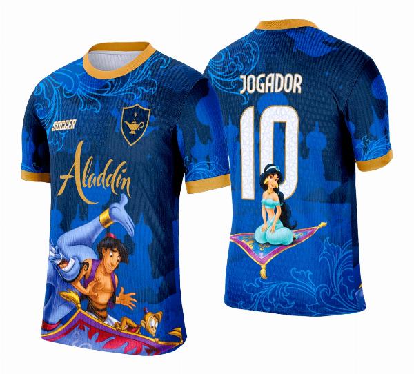 Arte Vetor Camisa Interclasse Aladdin - 0165