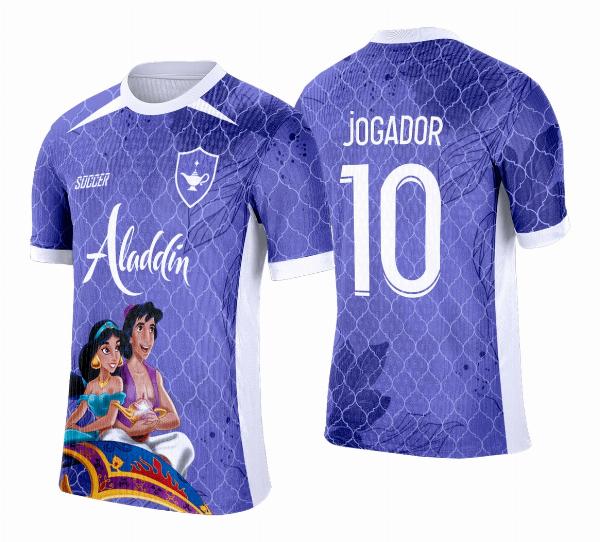 Arte Vetor Camisa Interclasse Aladdin - 0192