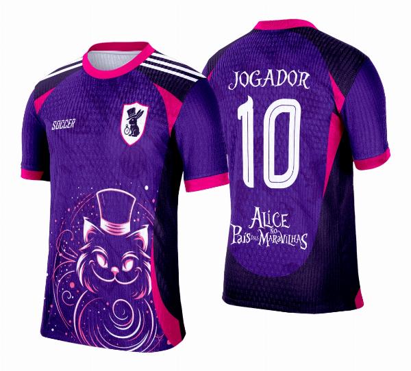 Arte Vetor Camisa Interclasse Alice no País das Maravilhas - 0209 Arte Vetor Camisa Interclasse Alice no País das Maravilhas - 0209