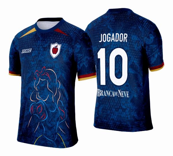 Arte Vetor Camisa Interclasse Branca de Neve - 0178