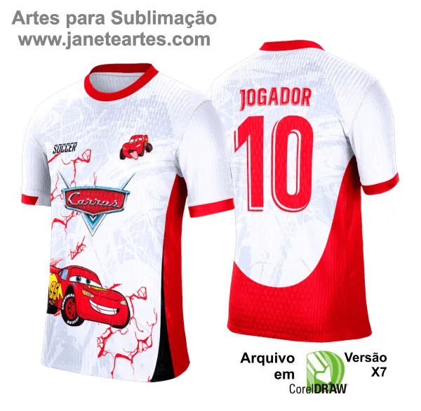 Arte Vetor Camisa Interclasse Carros - 0214