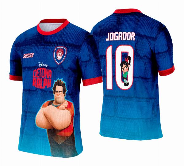 Arte Vetor Camisa Interclasse Detona Ralph- 0179