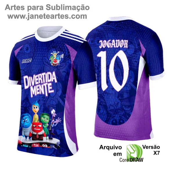 Arte Vetor Camisa Interclasse Divertidamente - 0223