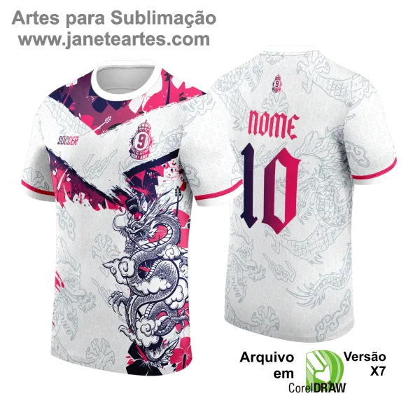 Arte Vetor Camisa Interclasse Dragão 2025 - 0237