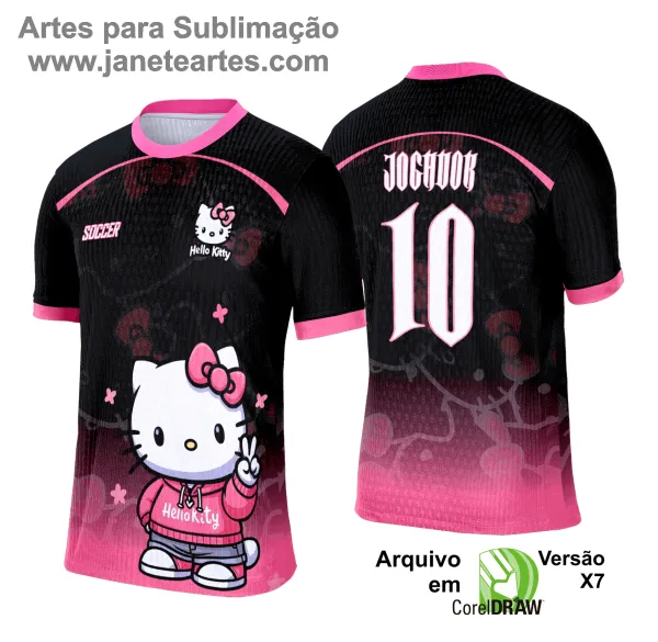 Arte Vetor Camisa Interclasse Hello Kitt 2025 - 0226