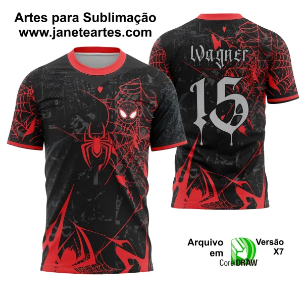 Arte Vetor Camisa Interclasse Homem - Aranha Spider-Man 2025 - 0233
