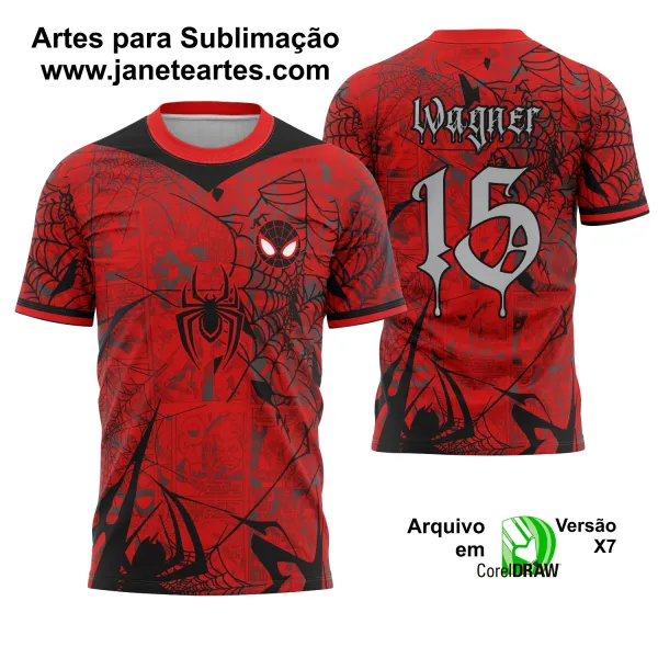 Arte Vetor Camisa Interclasse Homem - Aranha Spider-Man 2025 - 0235