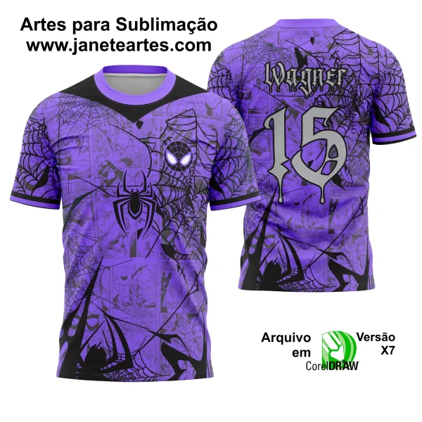 Arte Vetor Camisa Interclasse Homem - Aranha Spider-Man 2025 - 0236
