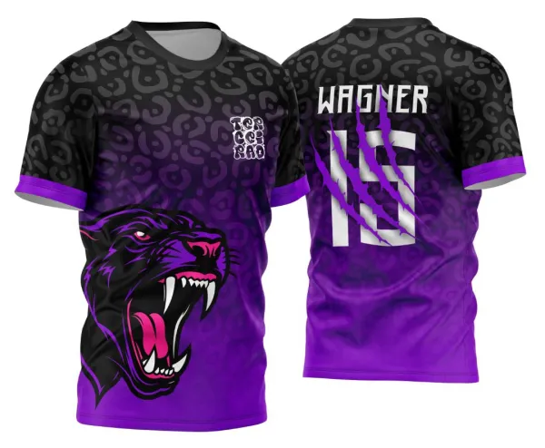 Arte Vetor Camisa Interclasse - Jogos Internos - 2024 - Pantera Degrade