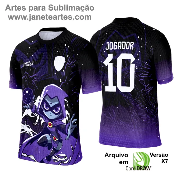 Arte Vetor Camisa Interclasse Jovens Titans Ravena 2025  - 0229