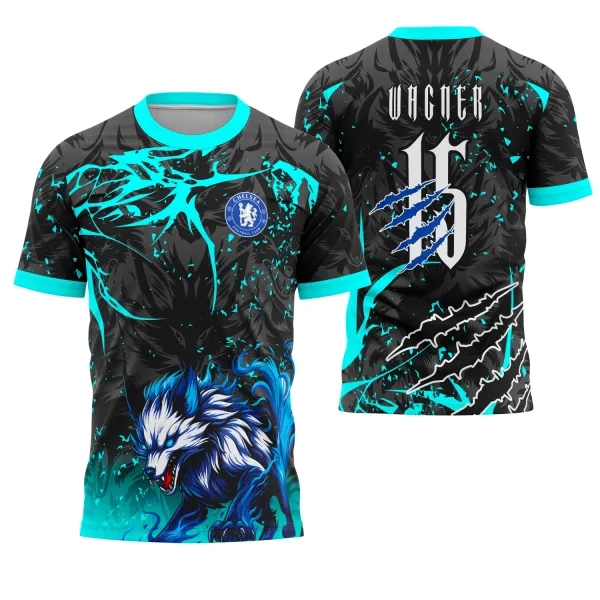 Arte Vetor Camisa Interclasse Lobo Fogo 2025 - 0243