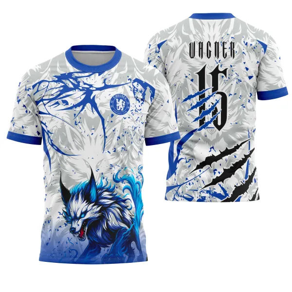 Arte Vetor Camisa Interclasse Lobo Fogo 2025 - 0245