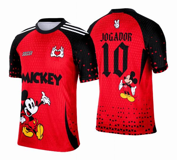 Arte Vetor Camisa Interclasse Mickey - 0191