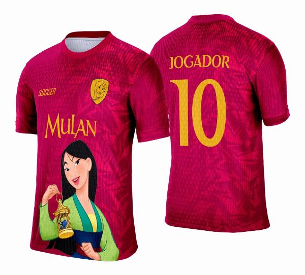 Arte Vetor Camisa Interclasse Mulan - 0204 Arte Vetor Camisa Interclasse Mulan - 0204