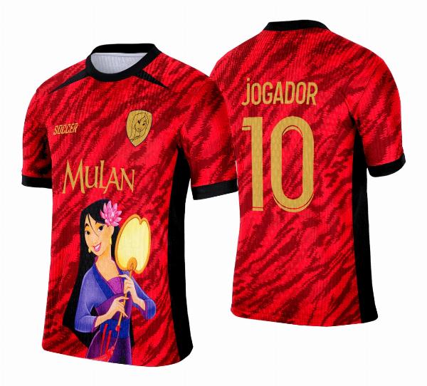 Arte Vetor Camisa Interclasse Mulan - 0210 Arte Vetor Camisa Interclasse Mulan - 0210