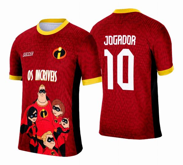 Arte Vetor Camisa Interclasse Os Incríveis - 0170