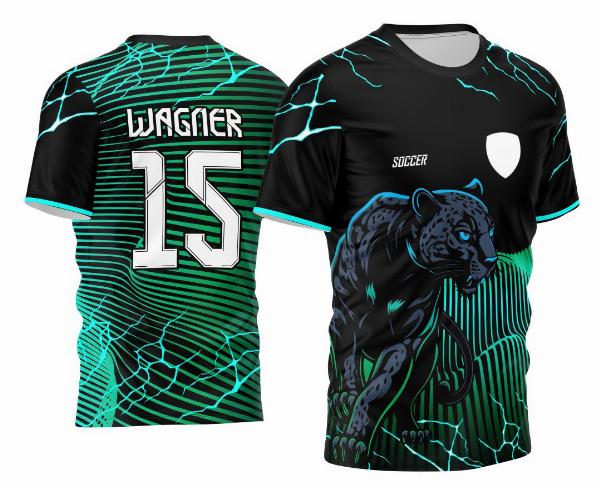 Arte Vetor Camisa Interclasse Pantera 2024 Com Onda